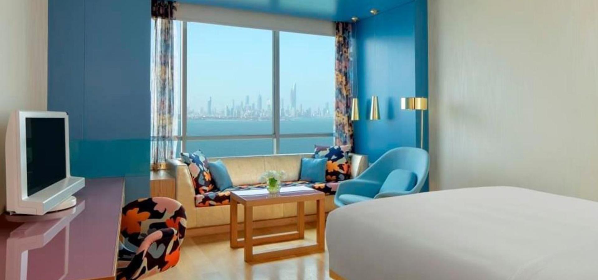 Symphony Style Hotel Kuwait Salmiya Exteriör bild A room at the hotel